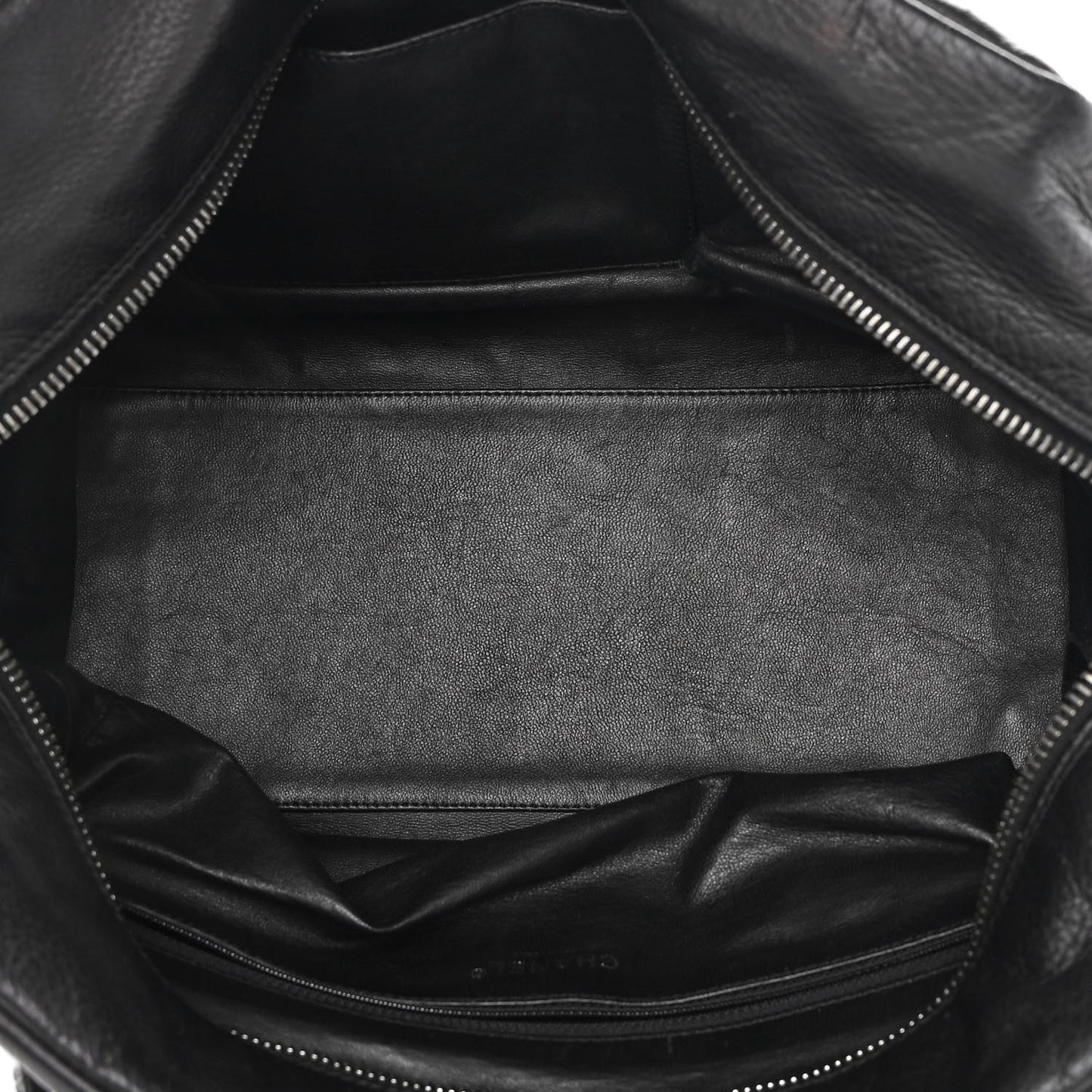 Deerskin Luxe Ligne Large Bowler Black