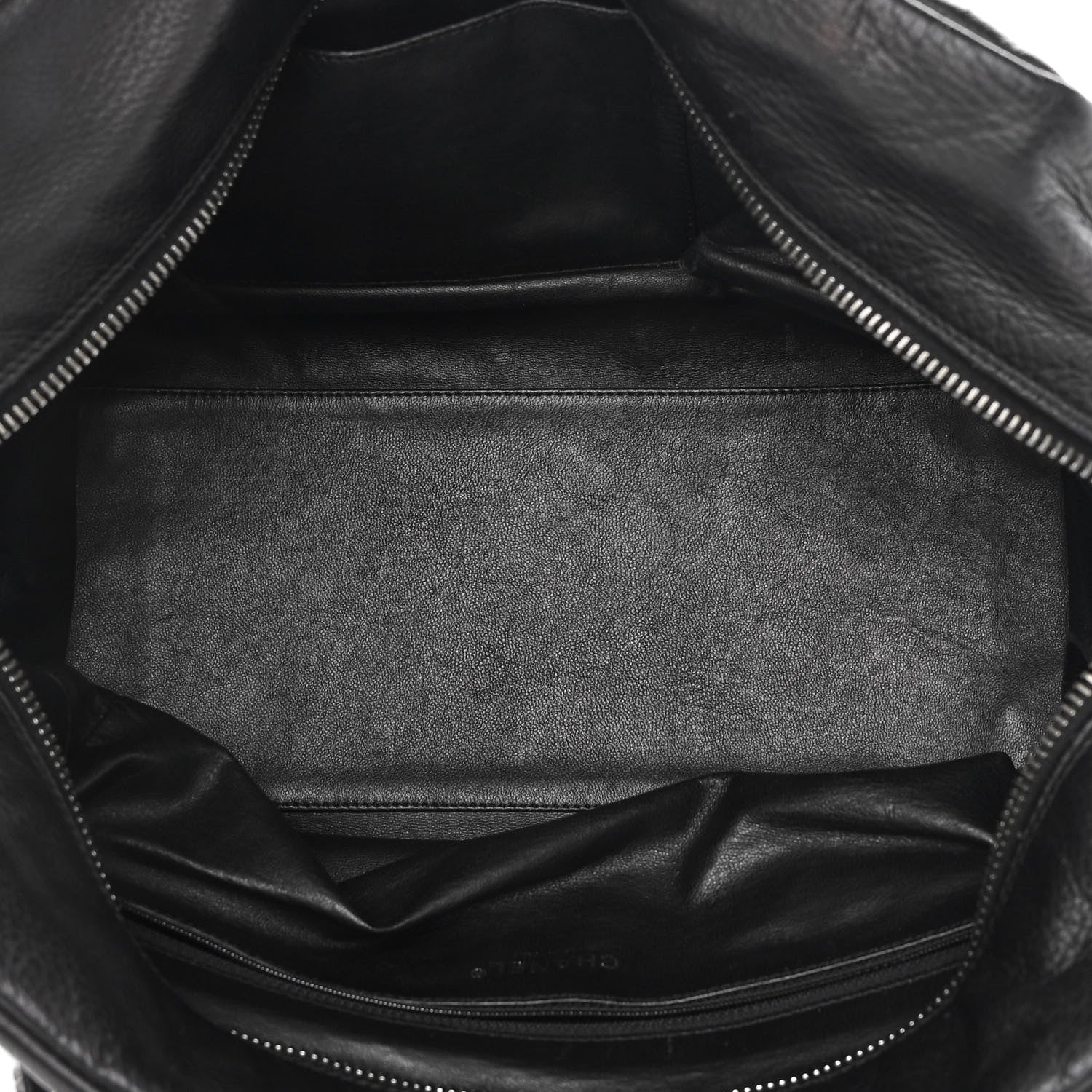 Chanel Deerskin Luxe Ligne Large Bowler Black 4 of 15