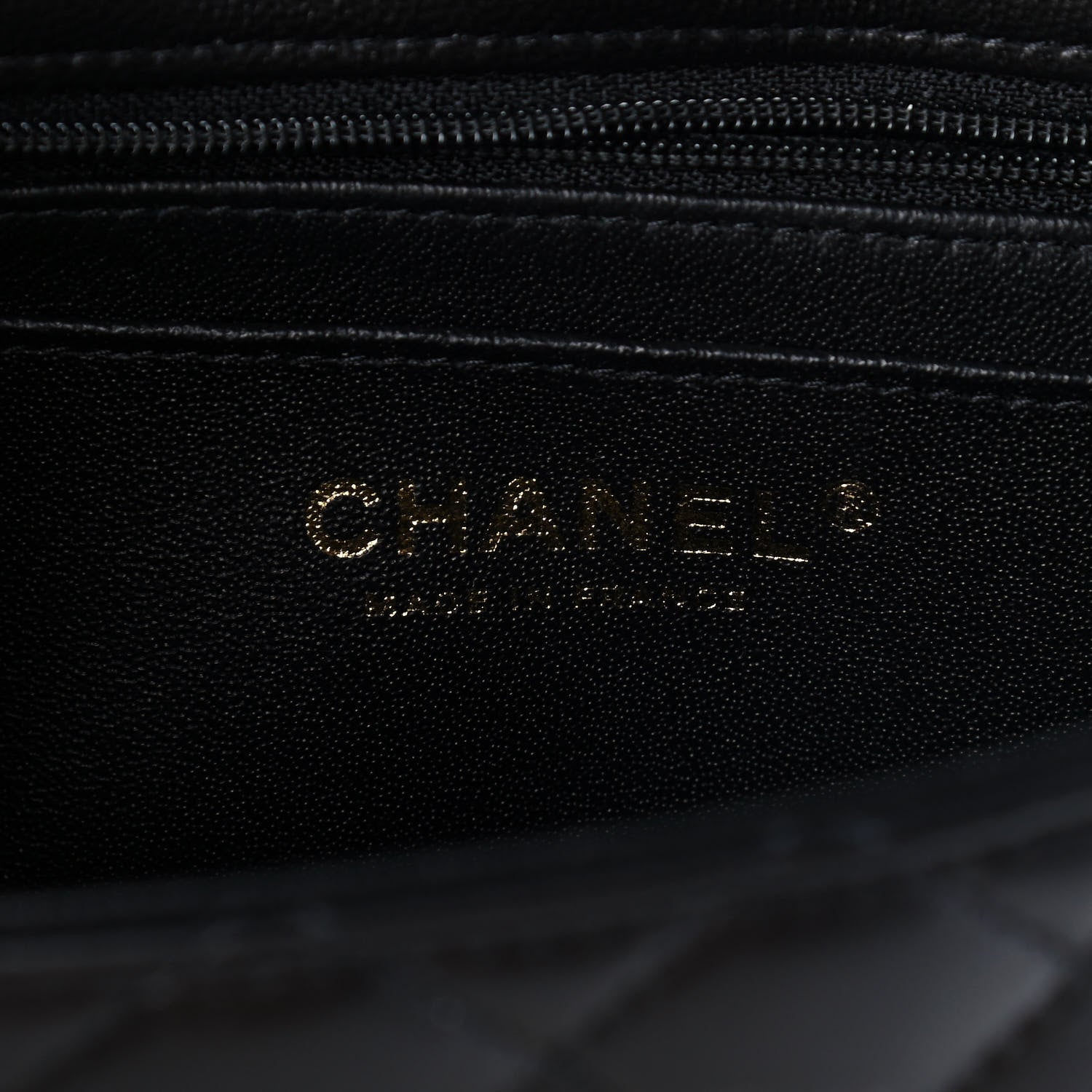 Chanel Lambskin Quilted Mini Top Handle Rectangular Flap Black 6 of 11