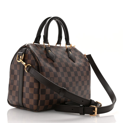 Louis Vuitton Damier Ebene Speedy Bandouliere 25 3 of 9