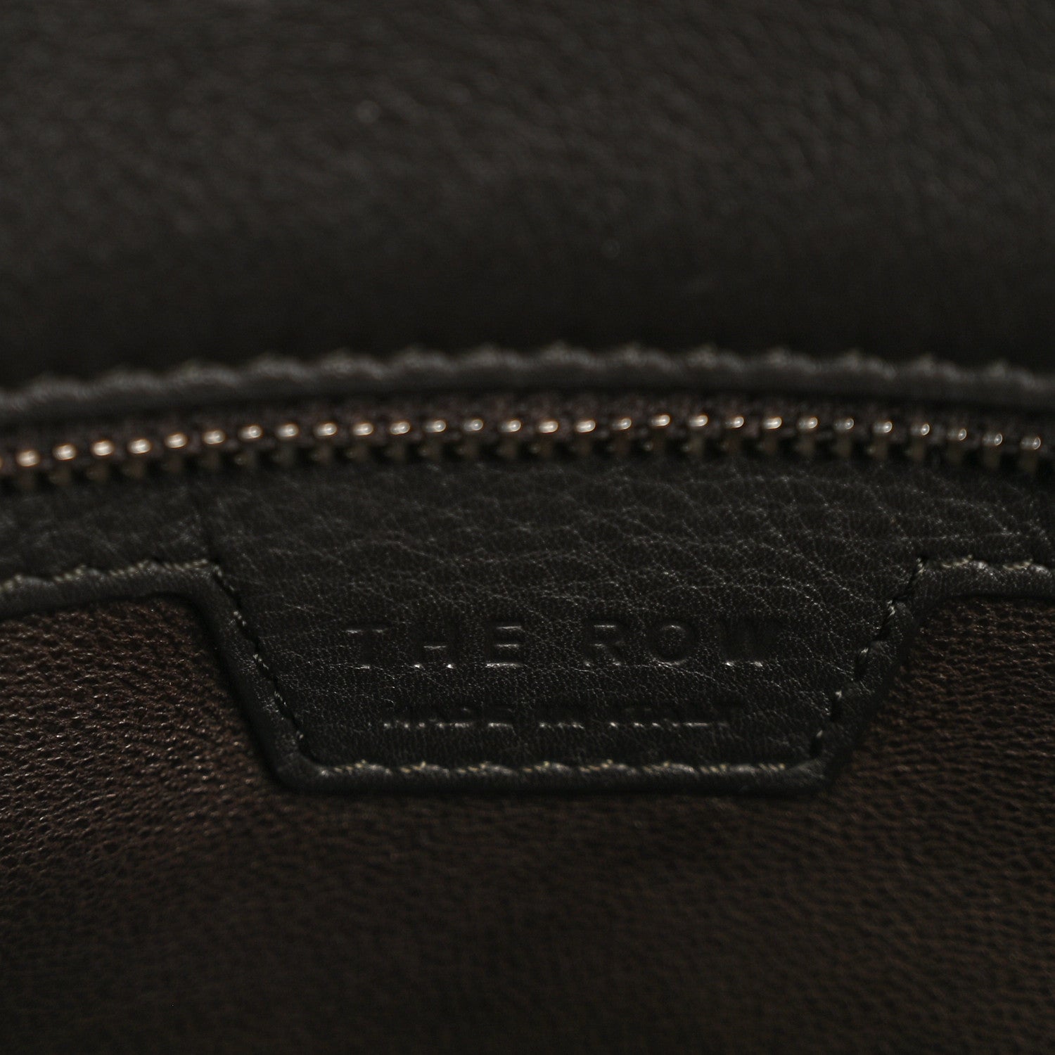 The Row Grained Calfskin Terrasse Bag  Dark Brown 6 of 11