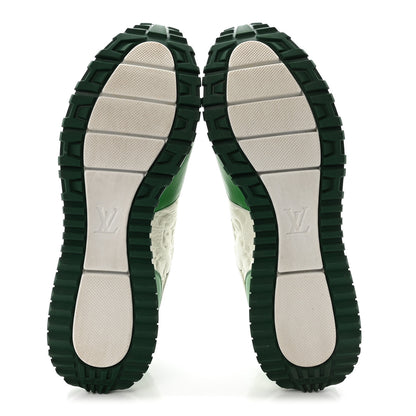 Louis Vuitton Calfskin Empreinte Mens Run Away Sneakers 8 White Green 6 of 9