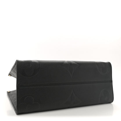Louis Vuitton Empreinte Monogram Giant Onthego MM Black 4 of 9