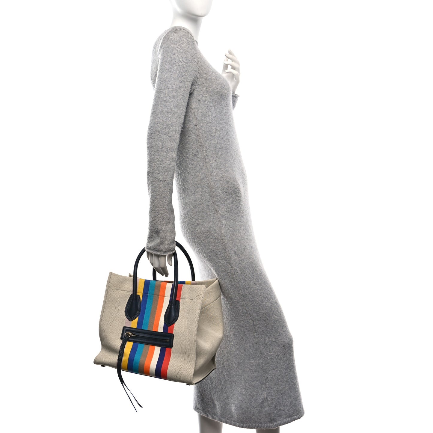 Cotton Canvas Medium Phantom Luggage Multicolor