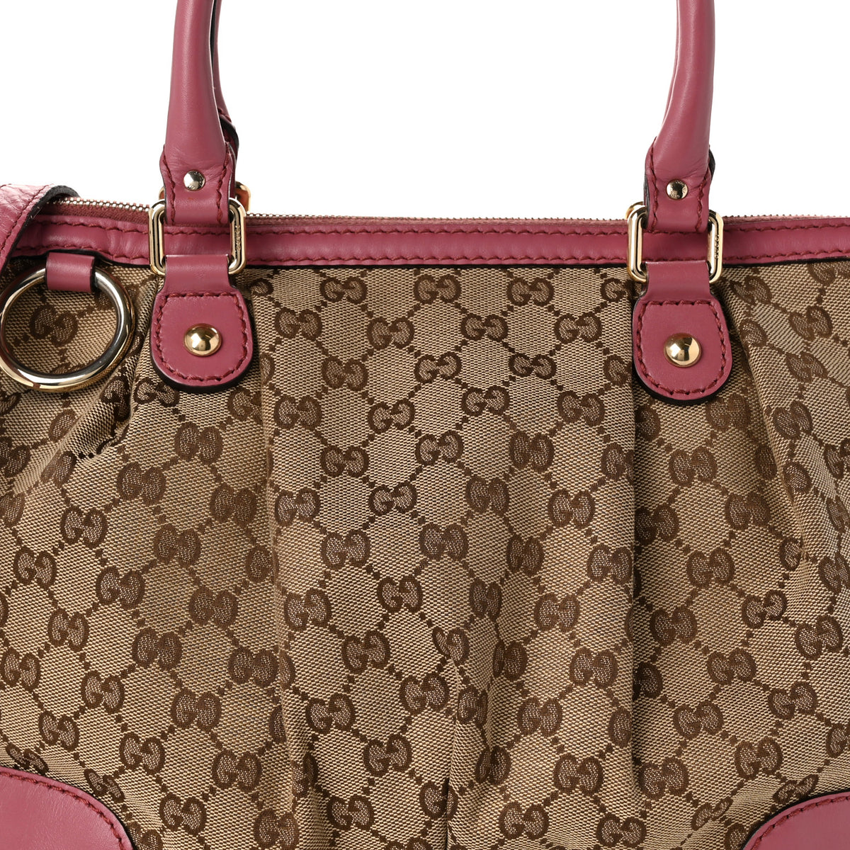 Gucci Monogram Medium Sukey Top Handle Peonia Flower 8 of 10
