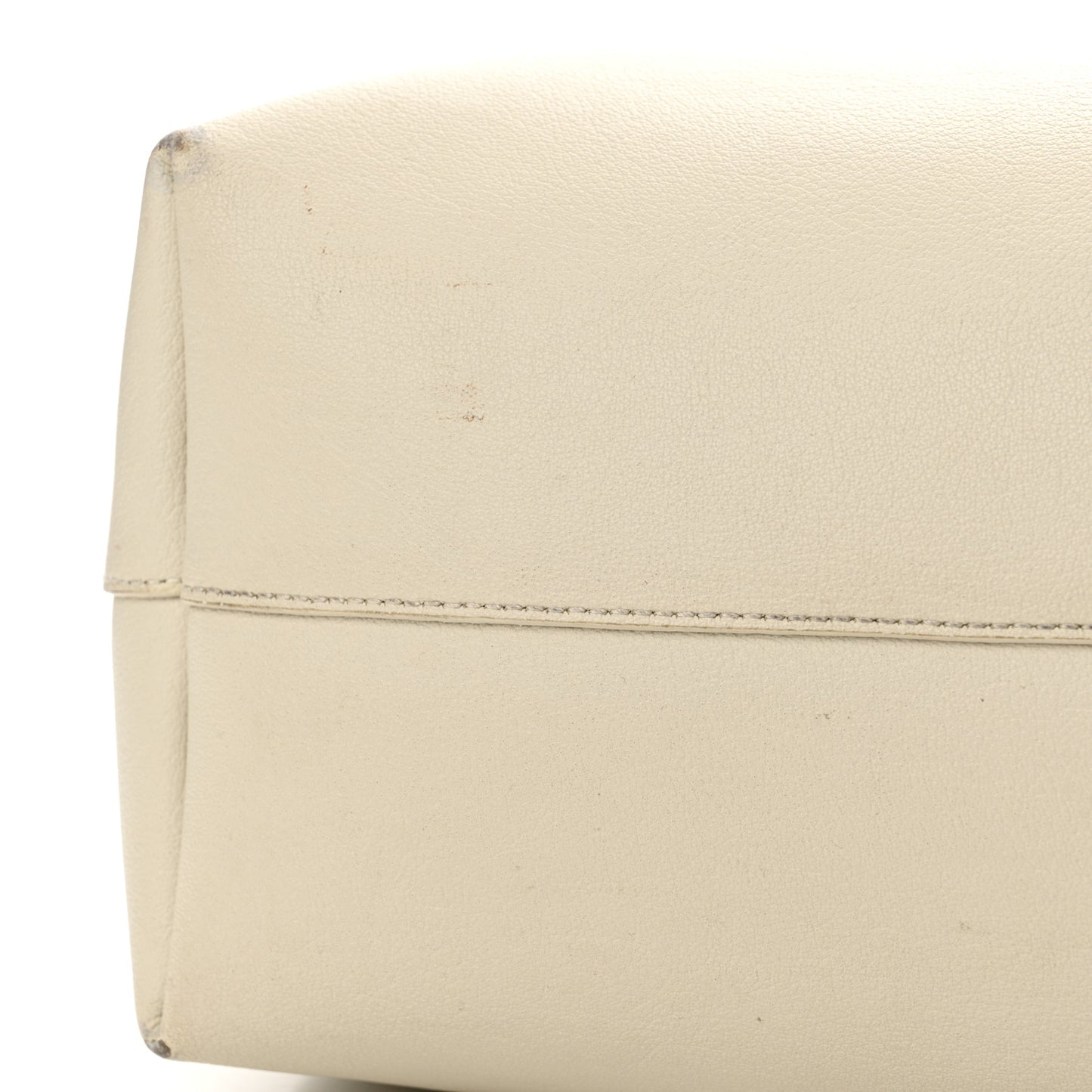 Calfskin Large Shopping Tote Porcellana