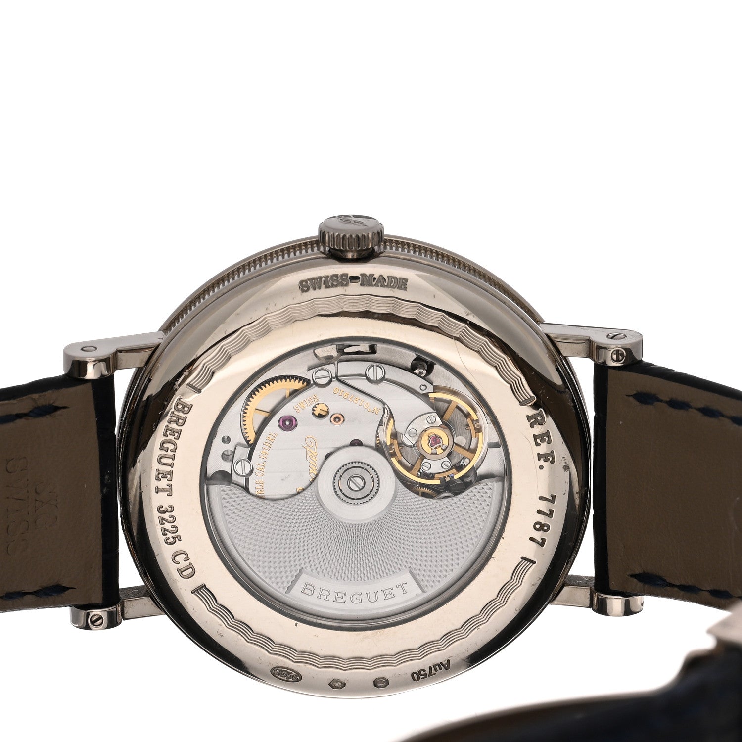 Breguet 18K White Gold Alligator 39mm Classique Moonphase Automatic Watch 7787BB/29/9V6 4 of 5