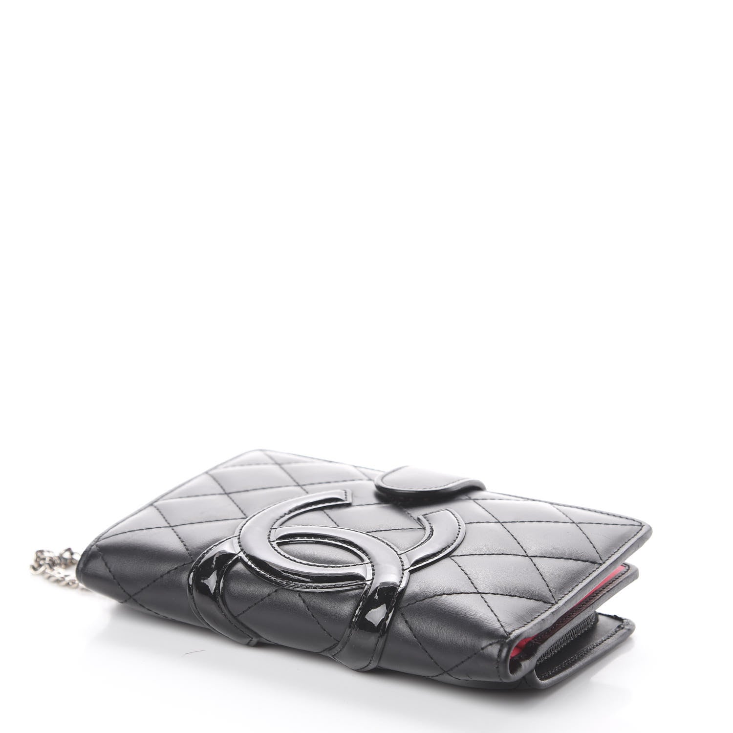 Chanel Calfskin Cambon Zipped Pocket Wallet Black 3 of 7