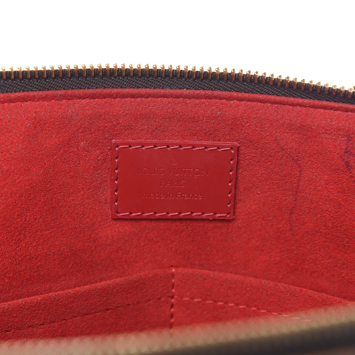 Louis Vuitton Damier Ebene Caissa Tote PM Cherry 6 of 11