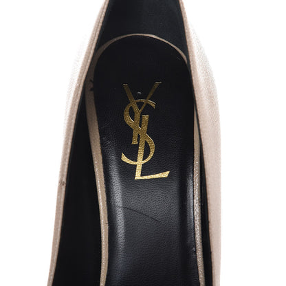 Saint Laurent Vernigolf Tribtoo 105 Pumps 38 Beige 9 of 14