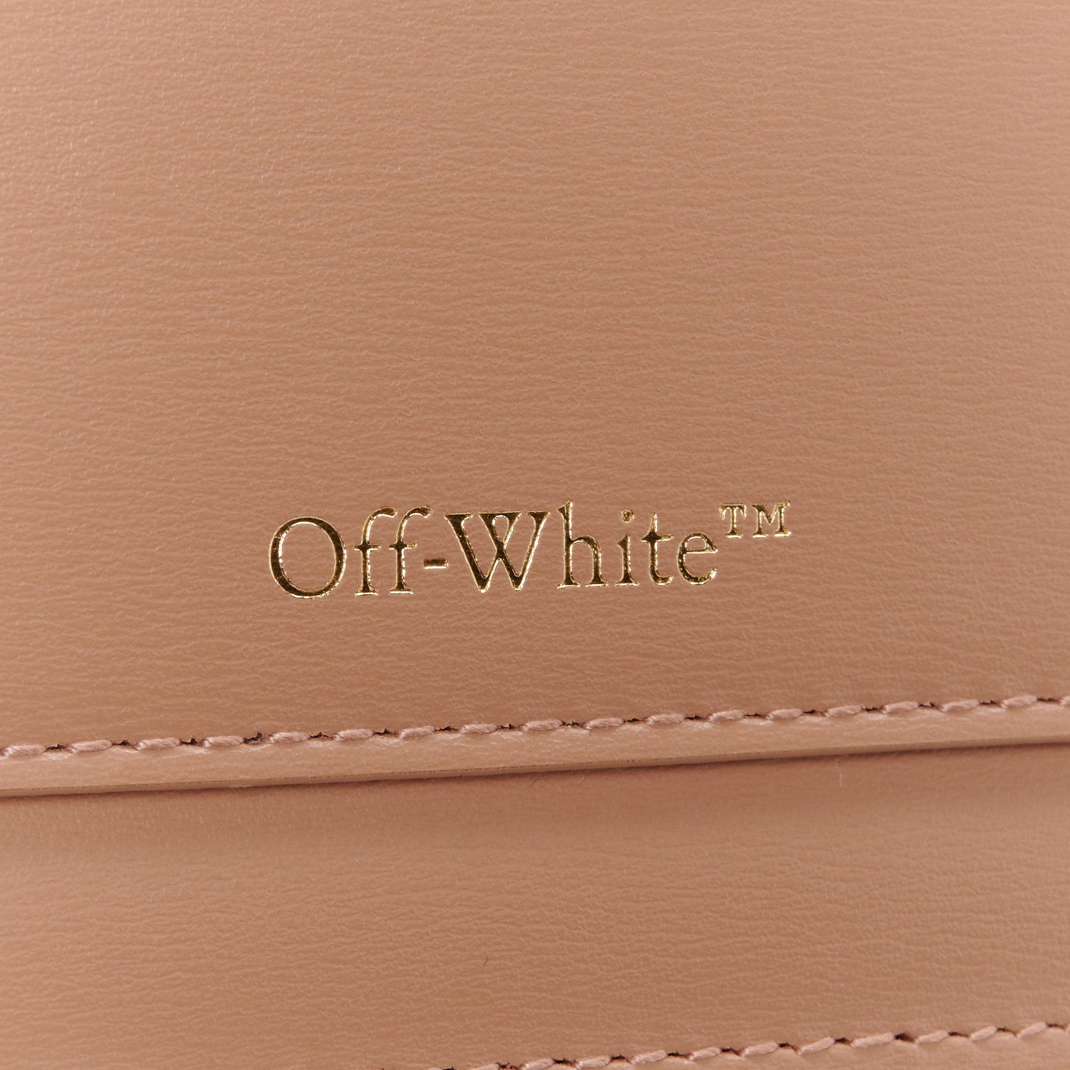 Off-White OFF WHITE Calfskin Jitney 0.5 Shoulder Bag Brown 7 of 11