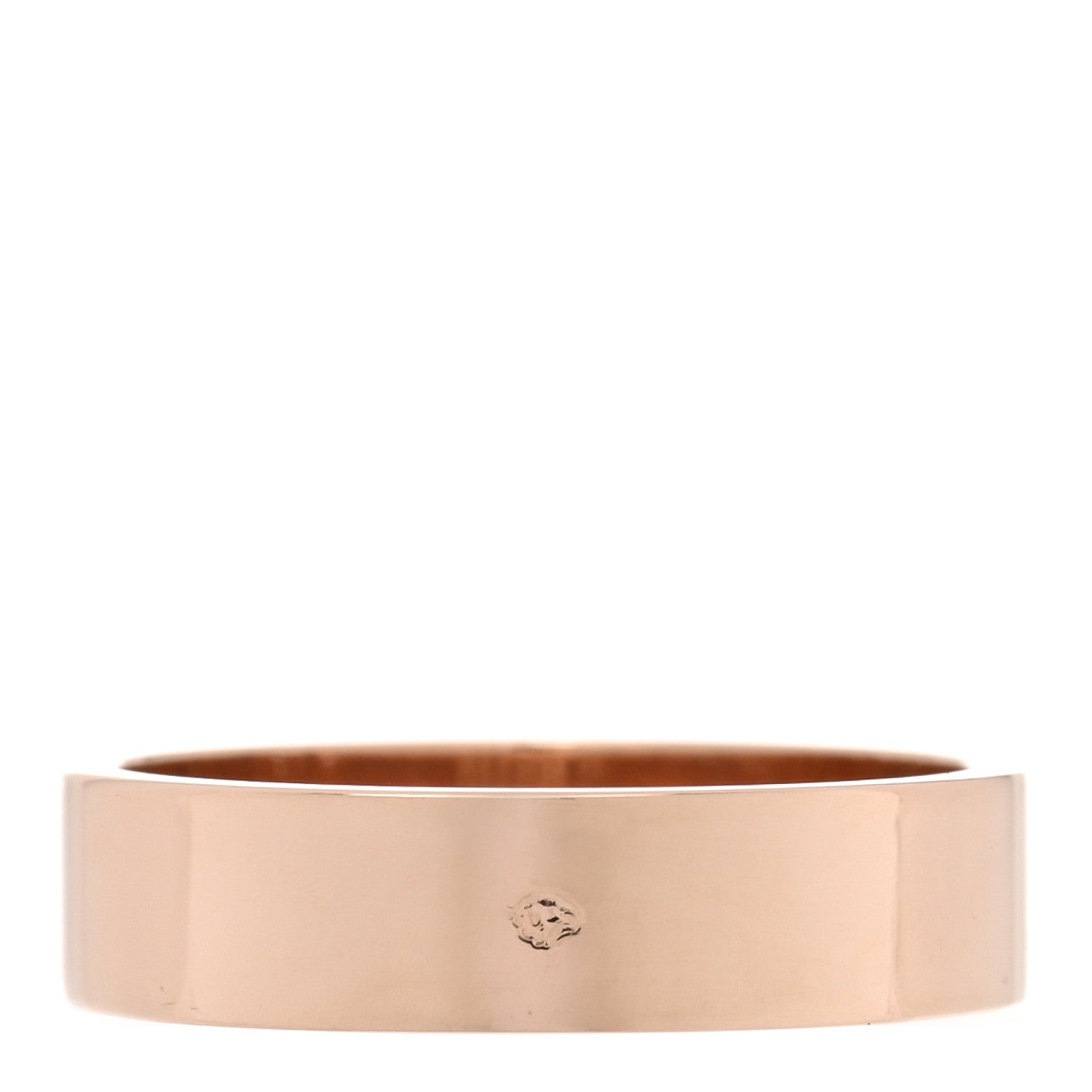 Hermes 18K Rose Gold Diamond PM Kelly Ring 54 7 3 of 4