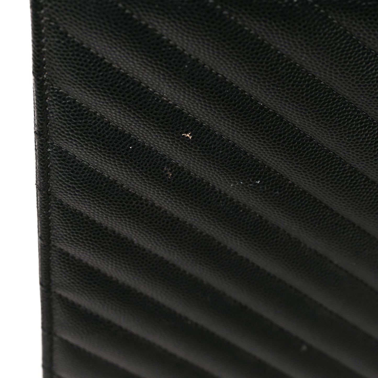 Grain De Poudre Matelasse Chevron Large Monogram Satchel Black