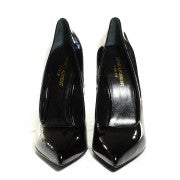 Saint Laurent Patent Classic Paris 105 Escarpin Pumps 39.5 Black 2 of 16