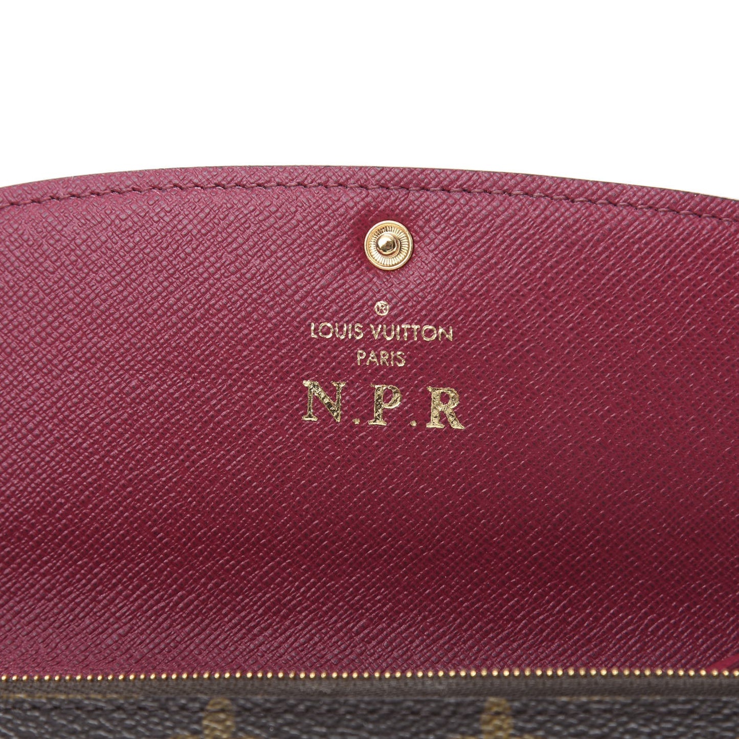 Monogram Emilie Wallet Fuchsia