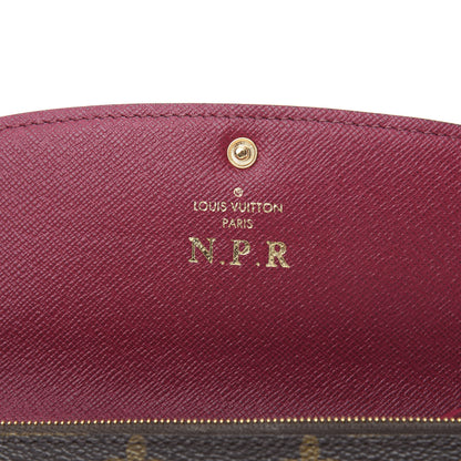 Louis Vuitton Monogram Emilie Wallet Fuchsia 6 of 8