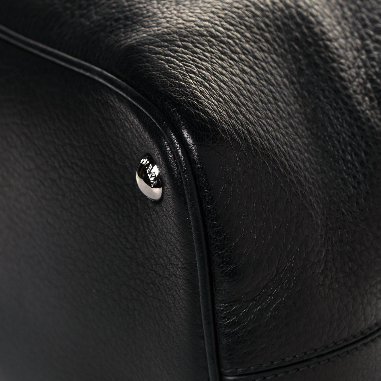 Prada Cervo Bauletto Bag Argilla Black 12 of 14