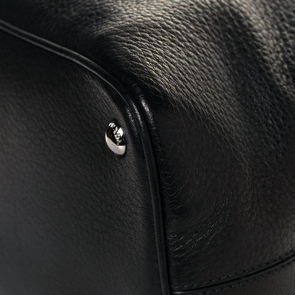 Prada Cervo Bauletto Bag Argilla Black 12 of 14