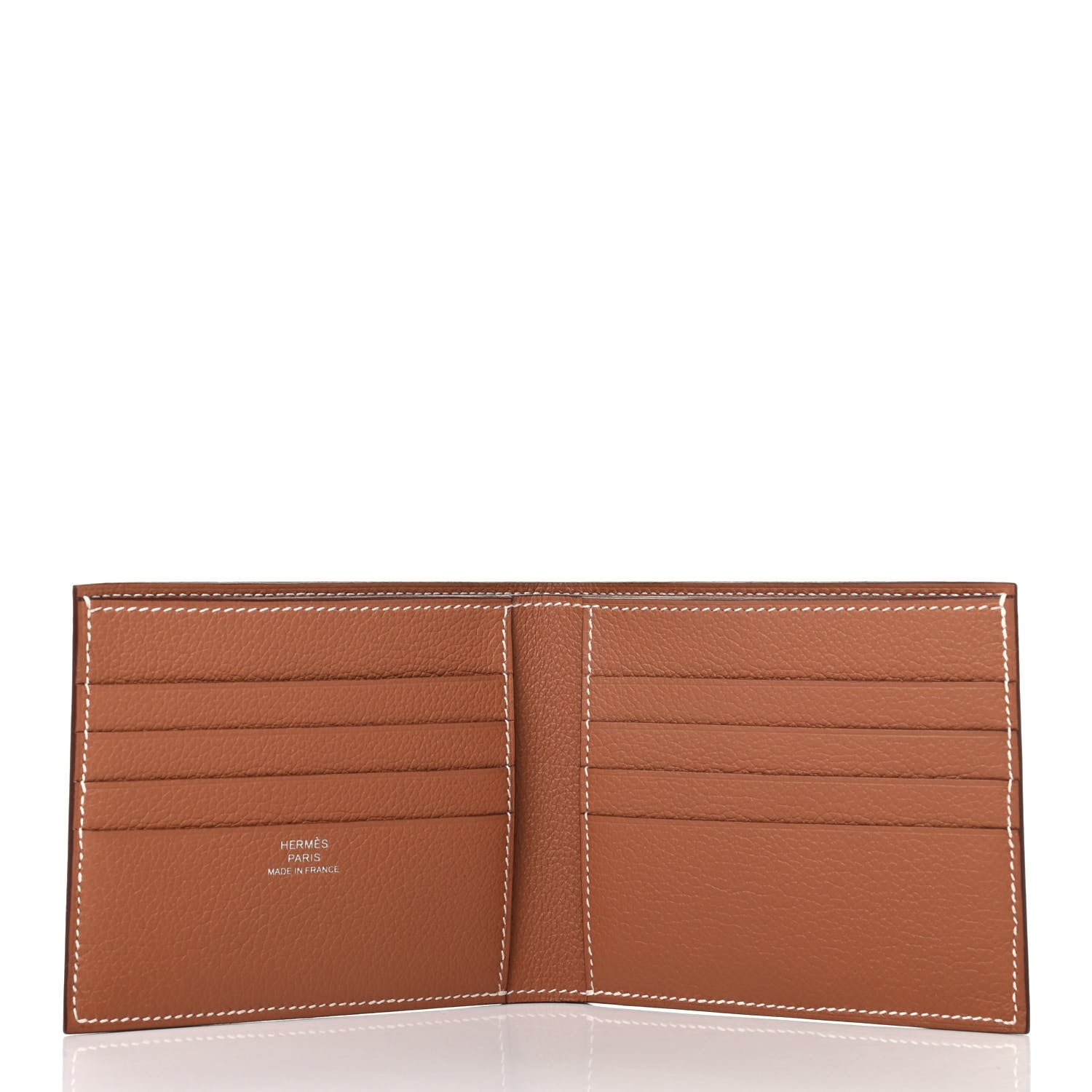 Hermes Evercolor MC2 Copernic Compact Wallet Gold 4 of 4