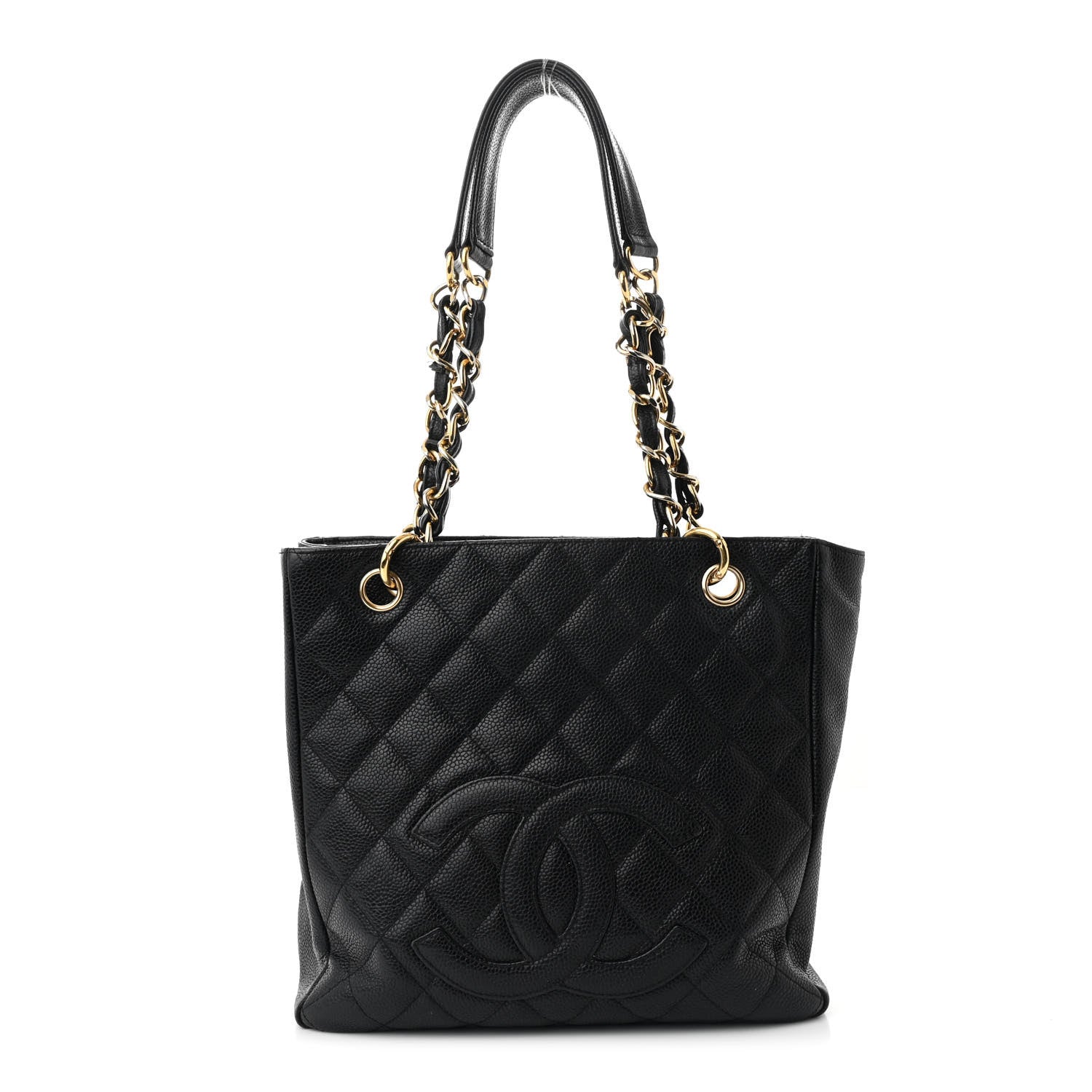 Chanel Caviar Quilted Petit Shopping Tote PST Black 1 of 10