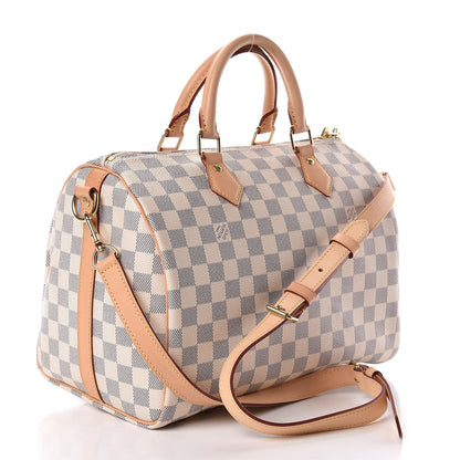 Louis Vuitton Damier Azur Speedy Bandouliere 30 3 of 10