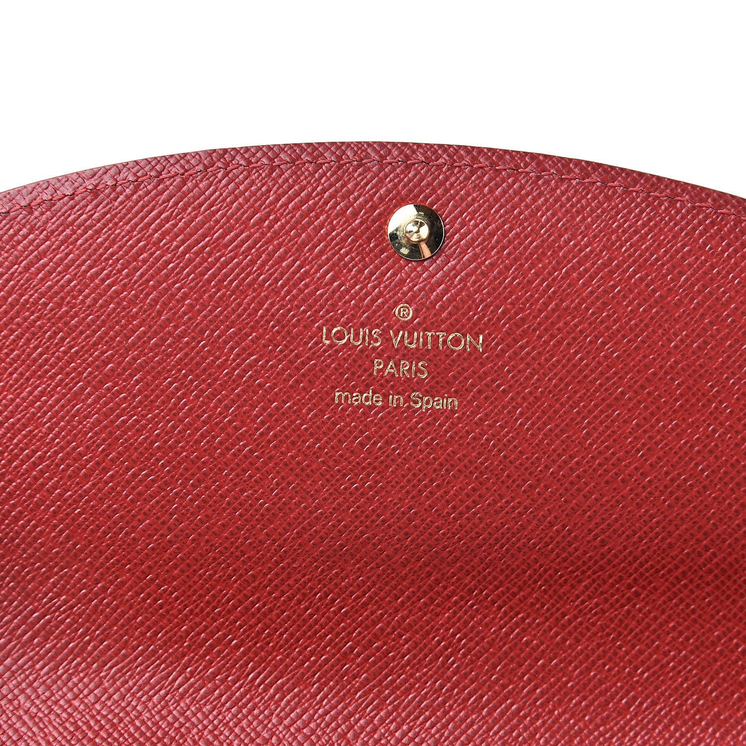 Louis Vuitton Damier Ebene Caissa Wallet Cherry 6 of 8
