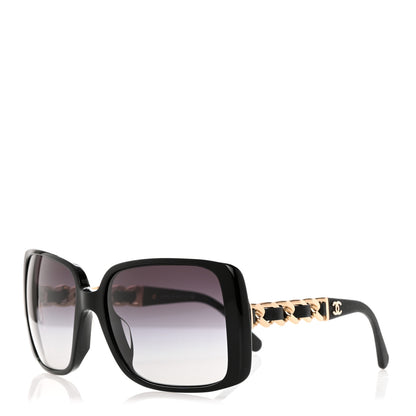 Chanel Acetate Chain Sunglasses 5208-Q Black 1 of 7