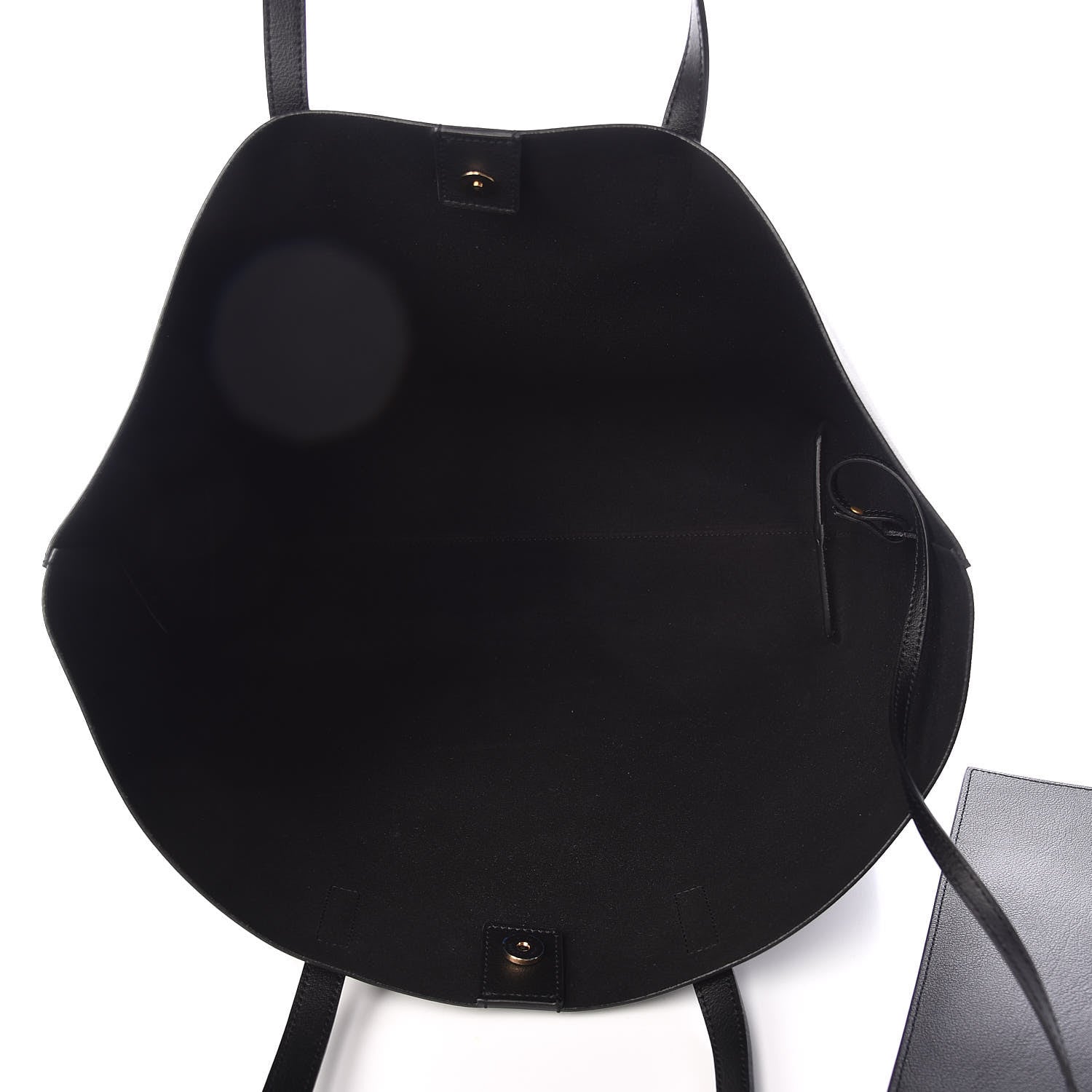 Saint Laurent Calfskin Large Shopping Tote Black 7 of 12