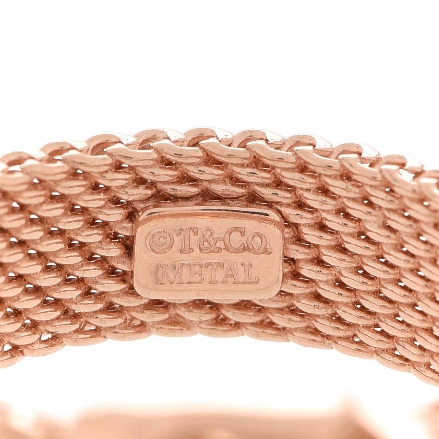 Rubedo Somerset Mesh Belt Buckle Ring 50 5.5