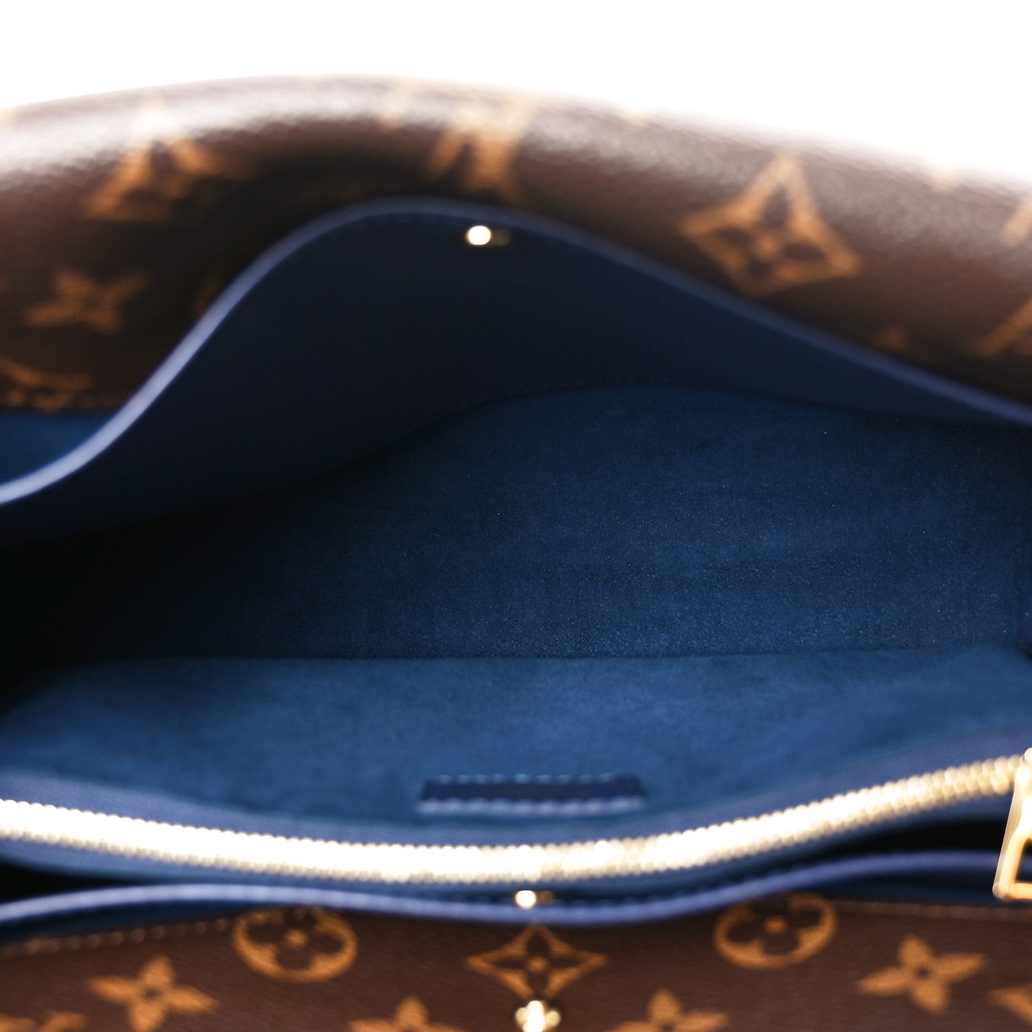 Louis Vuitton Grained Calfskin Monogram Double V Blue Marine 5 of 10