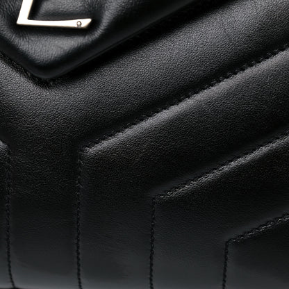 Saint Laurent Calfskin Y Quilted Monogram Medium Loulou Chain Satchel Black 15 of 15