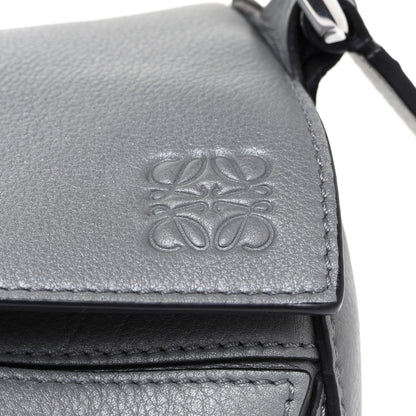 Loewe Calfskin Small Puzzle Bag Gunmetal 6 of 8