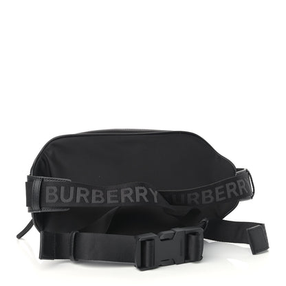 Burberry Econyl Logo Print Bum Bag Black 3 of 8