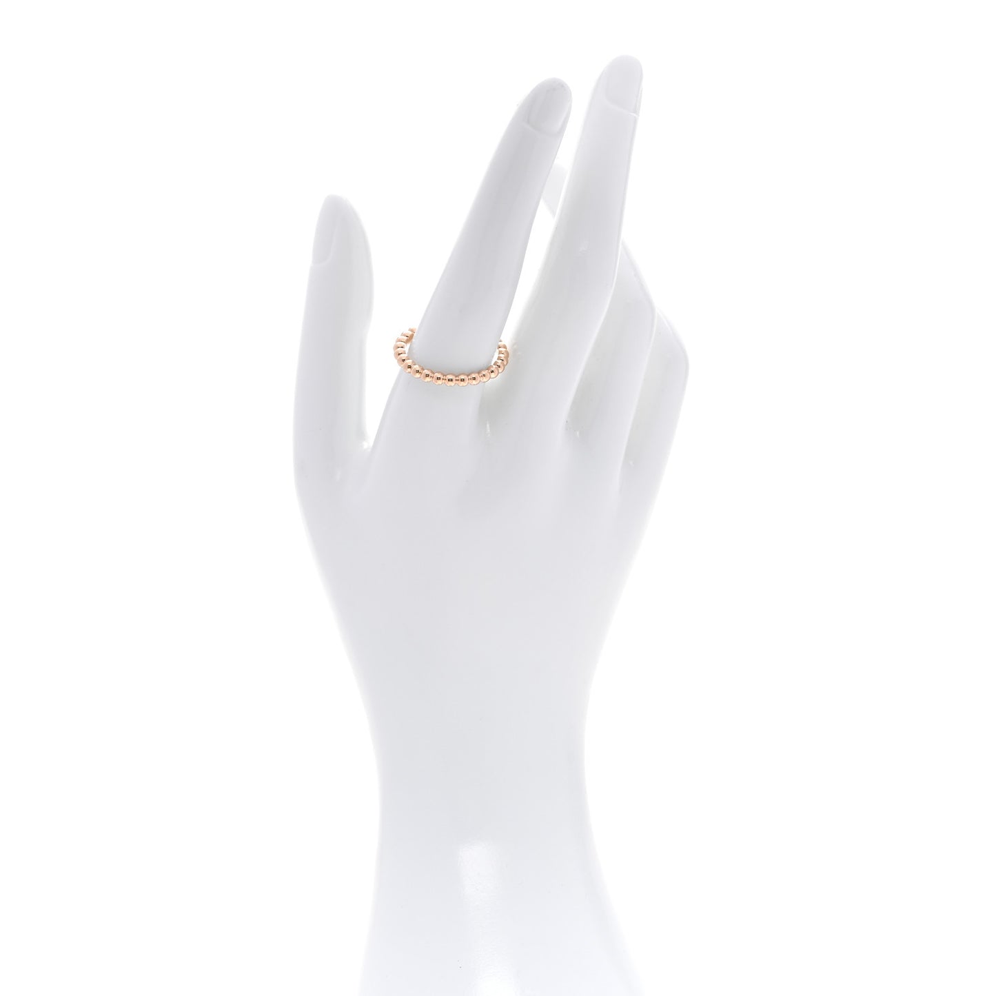 18K Rose Gold Medium Perlee Ring 61 9.5