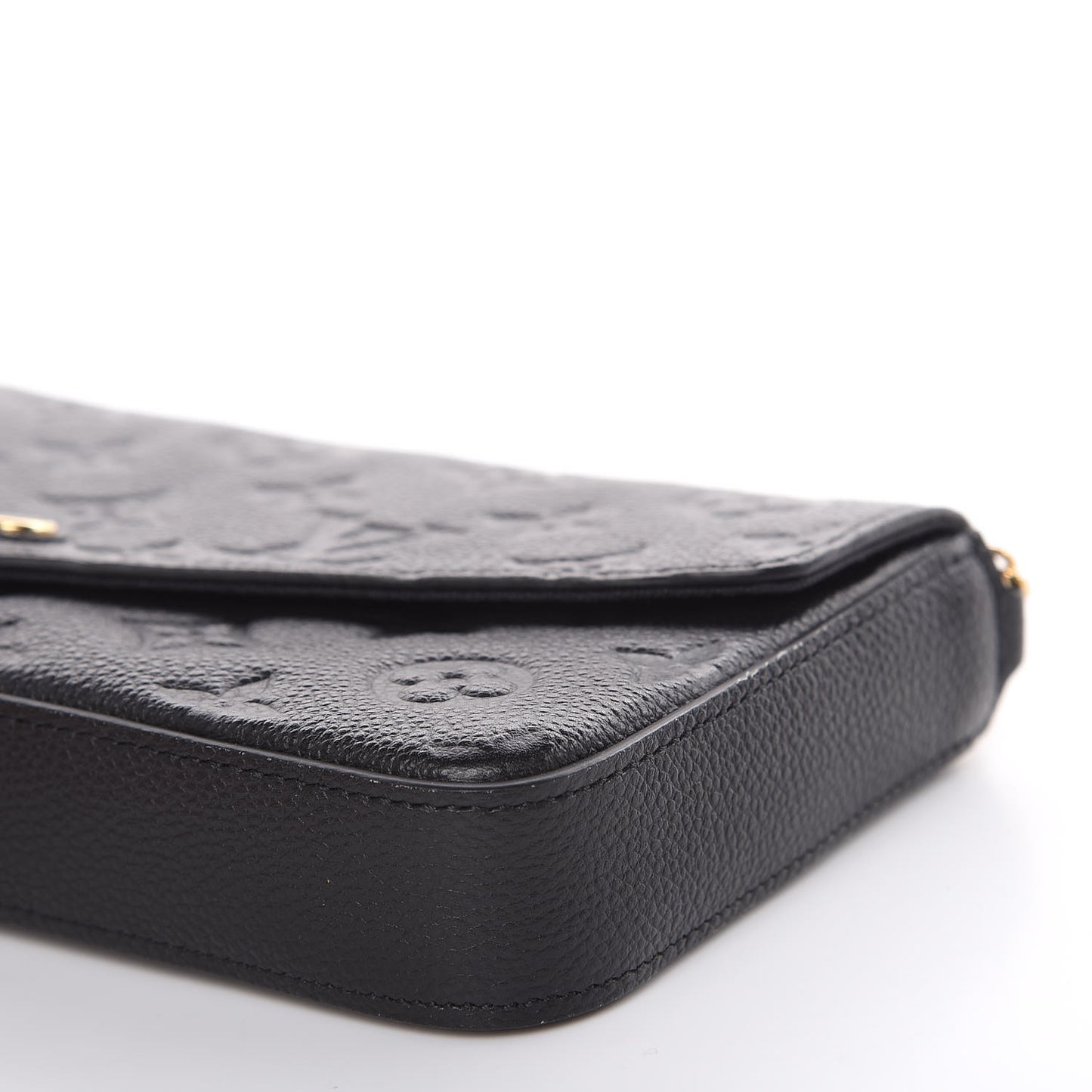 Empreinte Pochette Felicie Chain Wallet Black