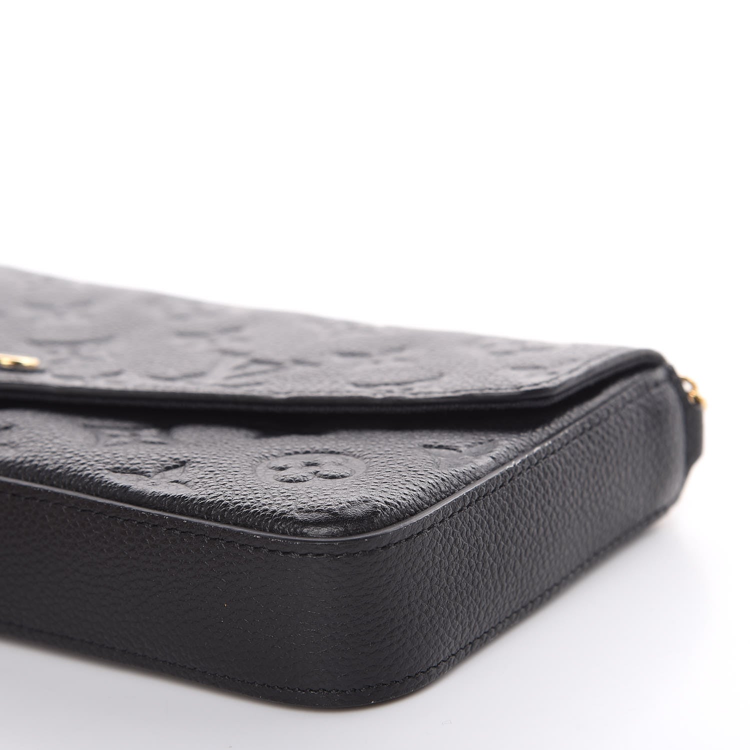 Louis Vuitton Empreinte Pochette Felicie Chain Wallet Black 10 of 12