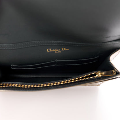 Christian Dior Metallic Patent Micro-Cannage Diorama Wallet on Chain Pouch Gold 5 of 10