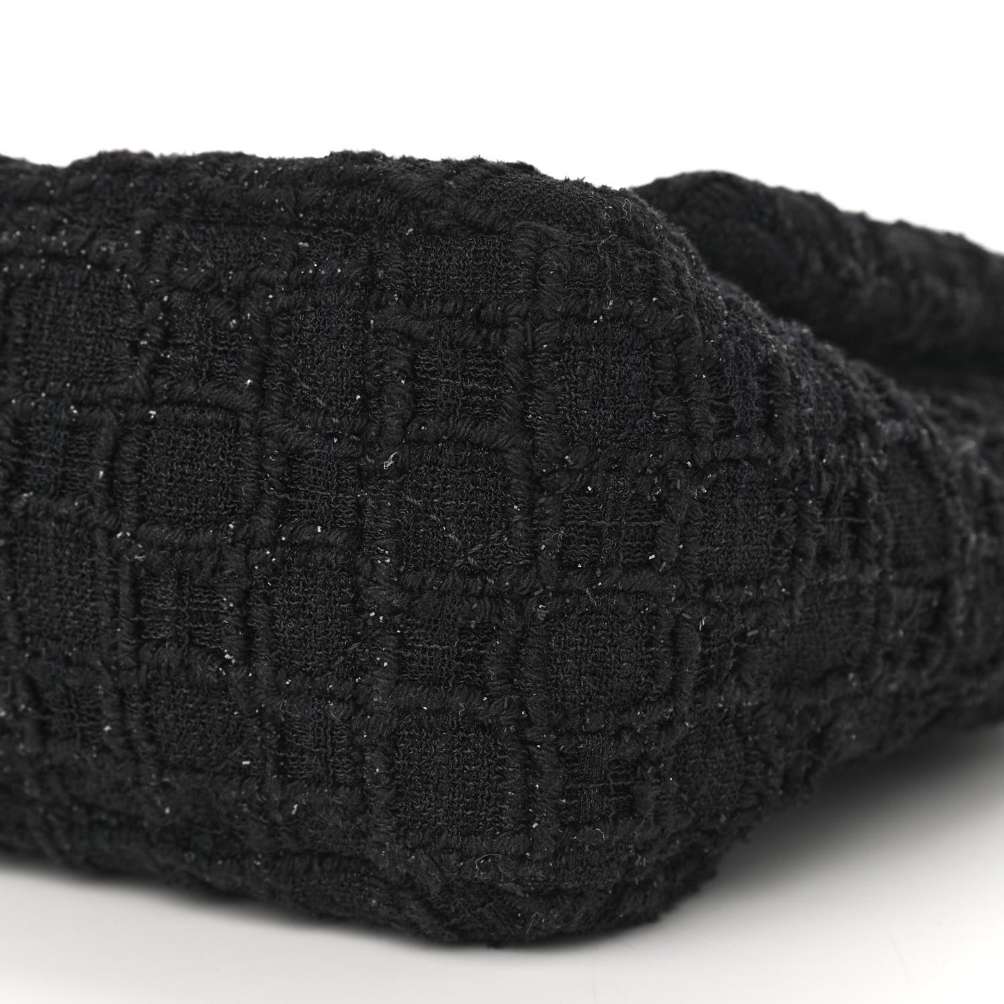 Tweed Quilted Medium Chanel 19 Flap Black