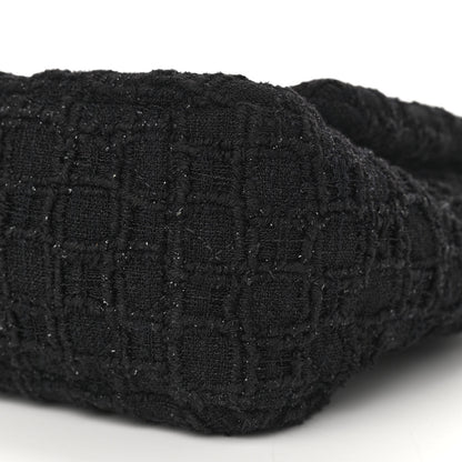 Chanel Tweed Quilted Medium Chanel 19 Flap Black 10 of 10