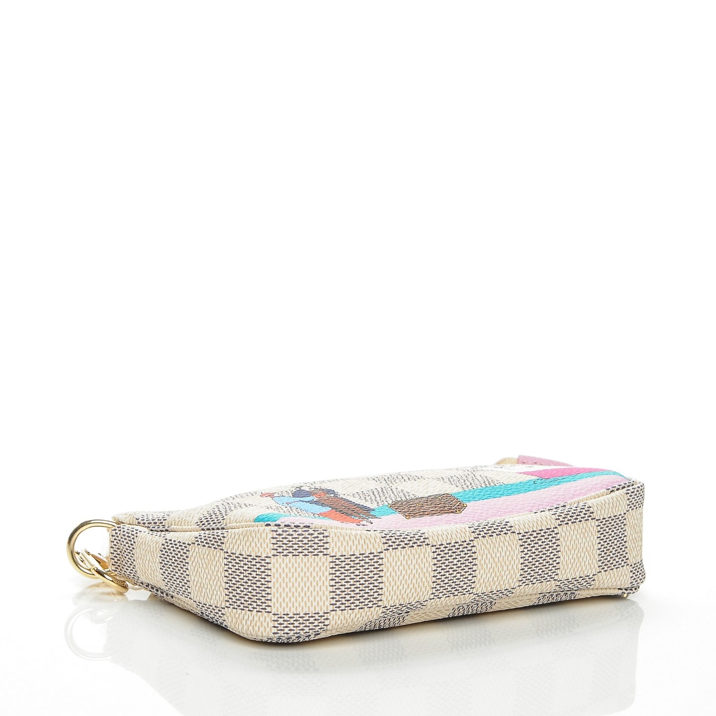 Damier Azur 2016 Christmas Animation Mini Pochette Accessories