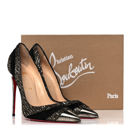 Christian Louboutin Glitter Palace SP Oxyde Eklectica 120 Pumps 39 Multi 9 of 9