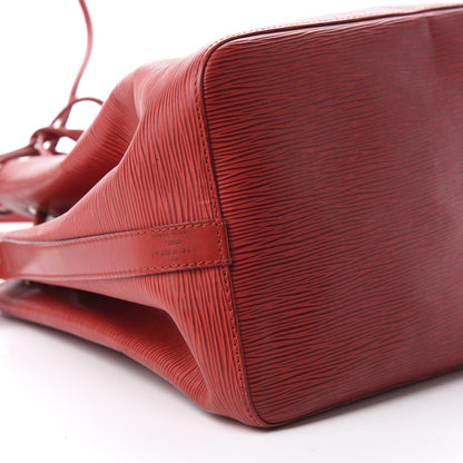Louis Vuitton Epi Petit Noe Castillan Red 6 of 9