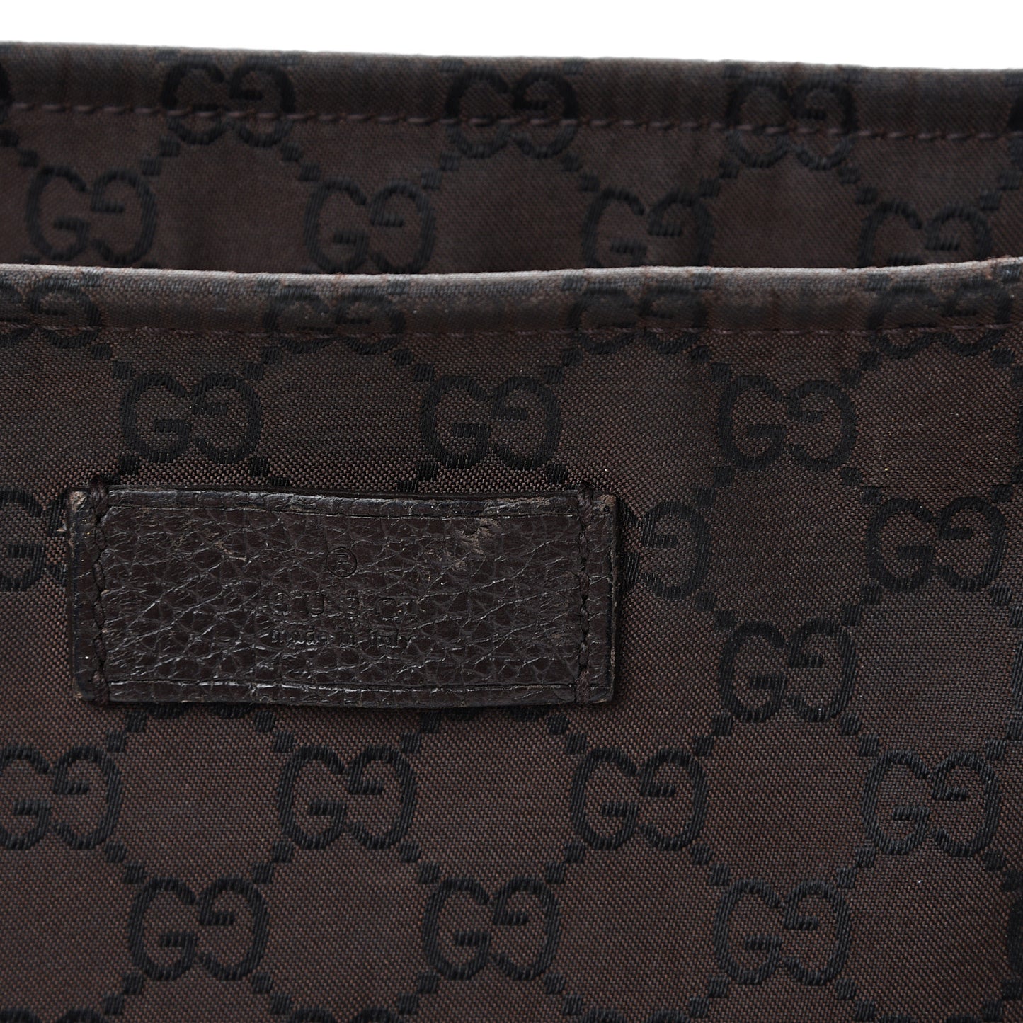 Nylon Monogram Large Messenger Brown