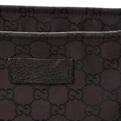 Gucci Nylon Monogram Large Messenger Brown 11 of 15