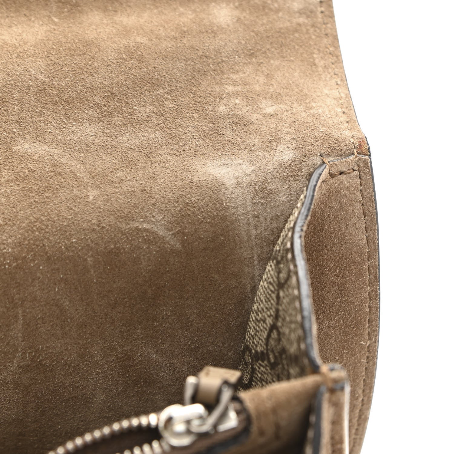 Gucci GG Supreme Monogram Small Dionysus Shoulder Bag Taupe 11 of 13