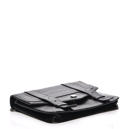 Proenza Schouler Lambskin PS1 Large Chain Wallet Black 4 of 7