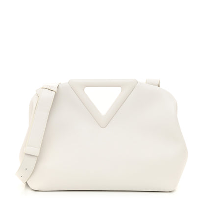 Bottega Veneta Calfskin Large The Point Triangle Bag Chalk 1 of 7