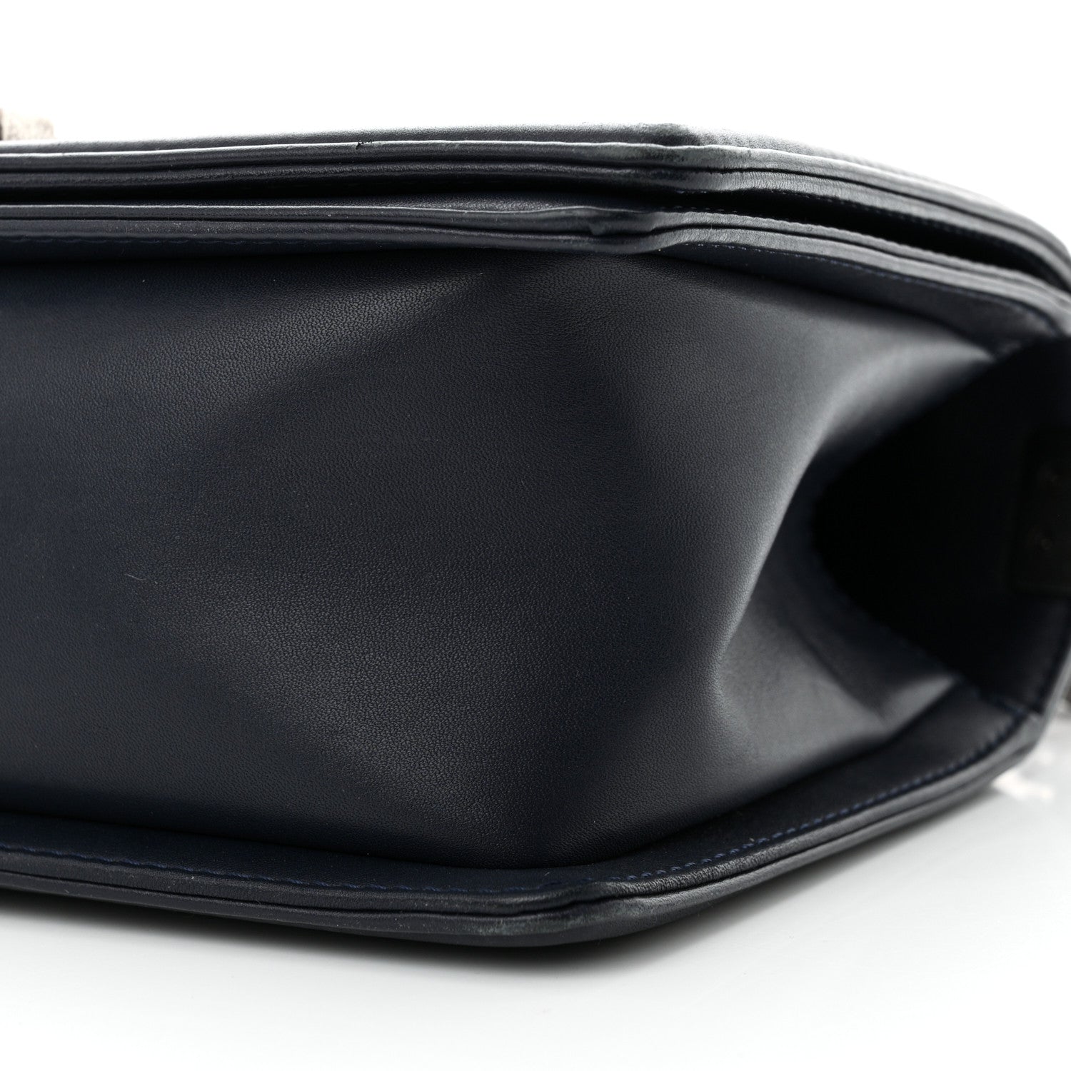 Chanel Lambskin Quilted Medium Boy Flap Navy 10 of 13