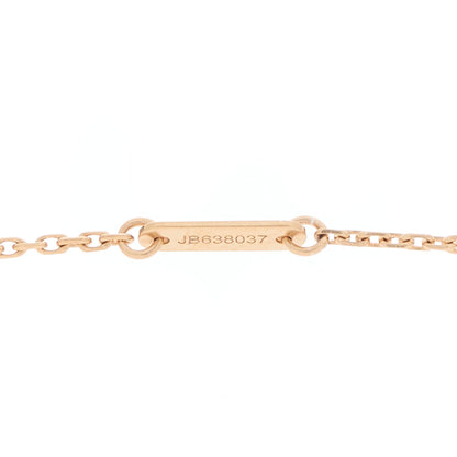 Van Cleef & Arpels 18K Rose Gold Carnelian Sweet Alhambra Pendant Necklace 6 of 10