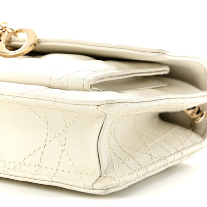 Christian Dior Lambskin Cannage My Dior Daily Pouch With Chain Latte 11 of 11